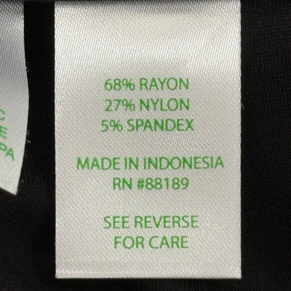 Lilly Pulitzer Womens Black Christabel Pants Ponte Crop Flare Stretch Size L NEW - Picture 8 of 9